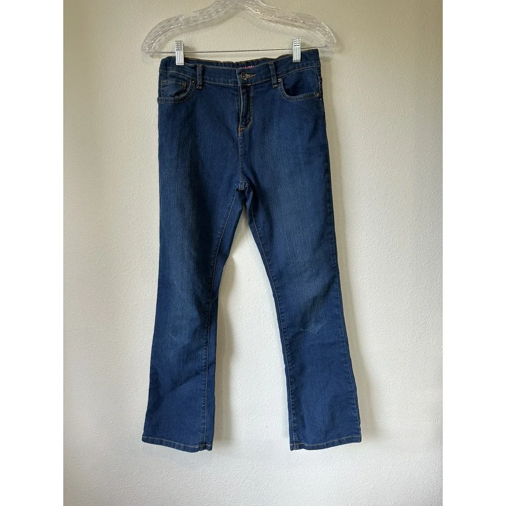 The Children's Place Girls Size 14 Medium Wash Denim‎ Bootcut Jeans